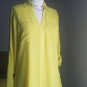 Express Chartreuse Shirt